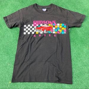 Hudson Grill Vintage Retro T Shirt Cars Diners Drives Single Stitch